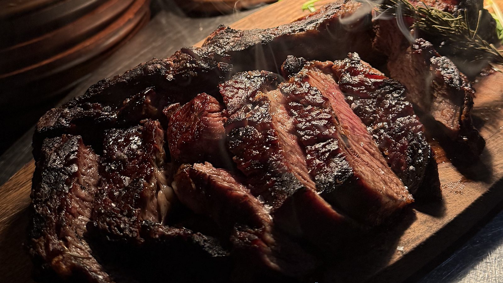 The asado fire at Renzo's Carrollwood