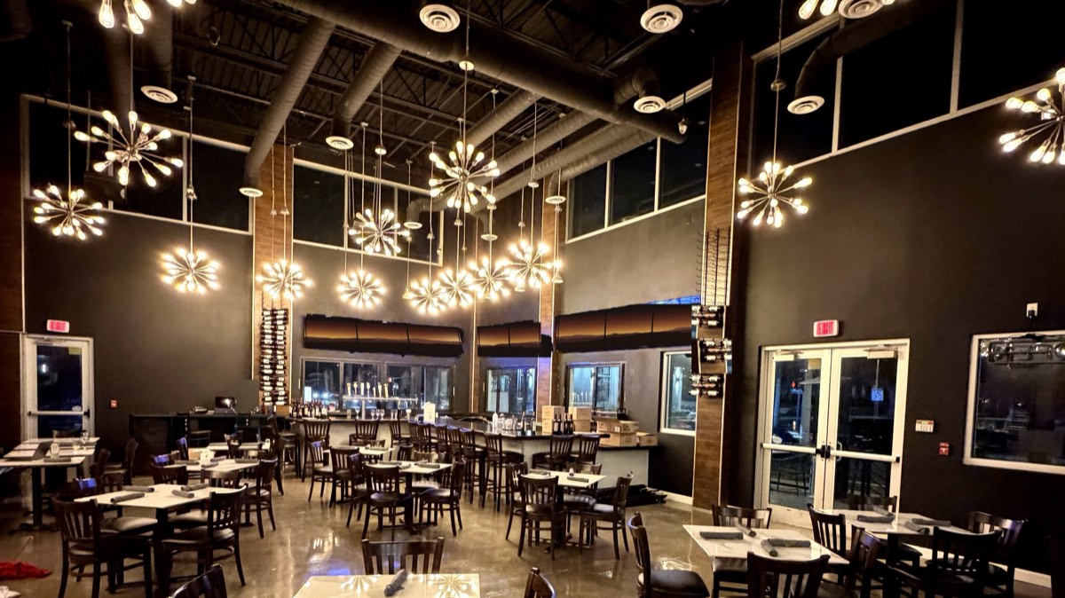 The dining room at Renzo's Soho, South Tampa