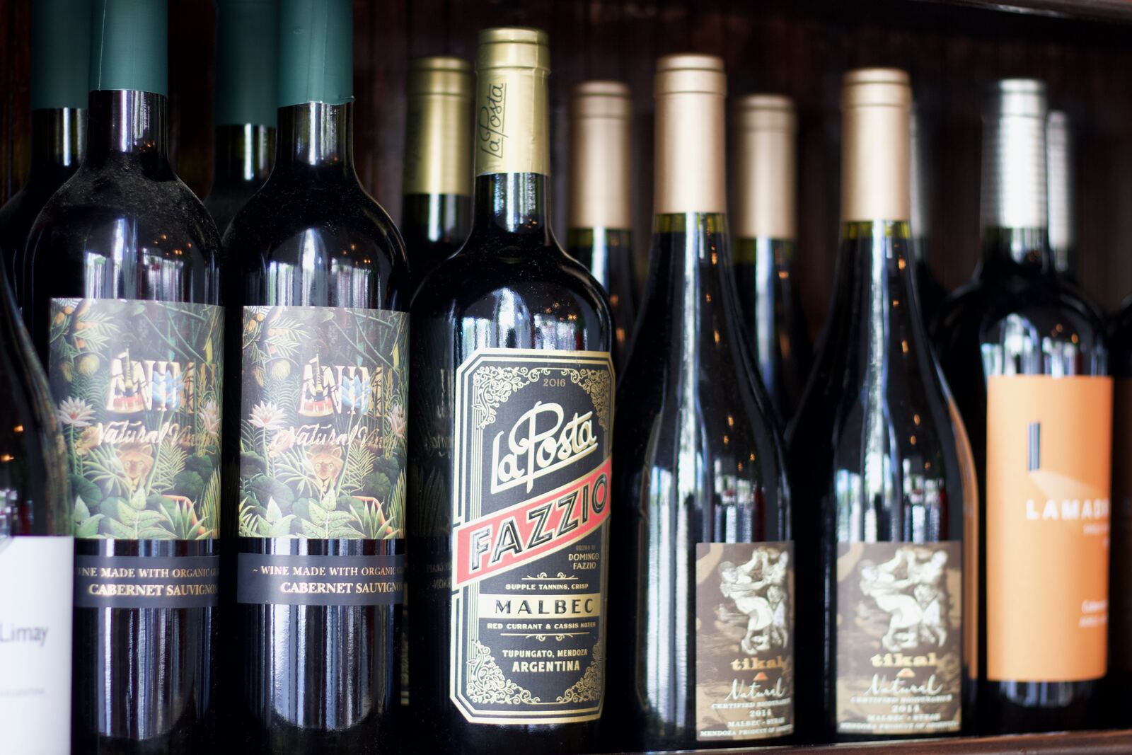 The Vinoteca — sealed bottles from small importers, ready to go